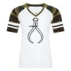 ATC&TRADE; EUROSPUN&REG; RING SPUN BASEBALL LADIES' TEE ATC0822L Thumbnail