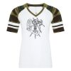ATC&TRADE; EUROSPUN&REG; RING SPUN BASEBALL LADIES' TEE ATC0822L Thumbnail