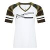 ATC&TRADE; EUROSPUN&REG; RING SPUN BASEBALL LADIES' TEE ATC0822L Thumbnail