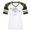 ATC&TRADE; EUROSPUN&REG; RING SPUN BASEBALL LADIES' TEE ATC0822L Thumbnail