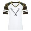 ATC&TRADE; EUROSPUN&REG; RING SPUN BASEBALL LADIES' TEE ATC0822L Thumbnail