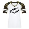 ATC&TRADE; EUROSPUN&REG; RING SPUN BASEBALL LADIES' TEE ATC0822L Thumbnail