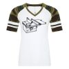 ATC&TRADE; EUROSPUN&REG; RING SPUN BASEBALL LADIES' TEE ATC0822L Thumbnail