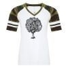 ATC&TRADE; EUROSPUN&REG; RING SPUN BASEBALL LADIES' TEE ATC0822L Thumbnail