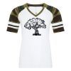 ATC&TRADE; EUROSPUN&REG; RING SPUN BASEBALL LADIES' TEE ATC0822L Thumbnail