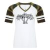 ATC&TRADE; EUROSPUN&REG; RING SPUN BASEBALL LADIES' TEE ATC0822L Thumbnail