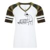 ATC&TRADE; EUROSPUN&REG; RING SPUN BASEBALL LADIES' TEE ATC0822L Thumbnail
