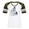 ATC&TRADE; EUROSPUN&REG; RING SPUN BASEBALL LADIES' TEE ATC0822L Thumbnail