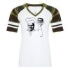 ATC&TRADE; EUROSPUN&REG; RING SPUN BASEBALL LADIES' TEE ATC0822L Thumbnail