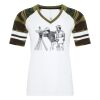 ATC&TRADE; EUROSPUN&REG; RING SPUN BASEBALL LADIES' TEE ATC0822L Thumbnail