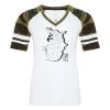 ATC&TRADE; EUROSPUN&REG; RING SPUN BASEBALL LADIES' TEE ATC0822L Thumbnail