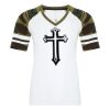 ATC&TRADE; EUROSPUN&REG; RING SPUN BASEBALL LADIES' TEE ATC0822L Thumbnail