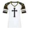 ATC&TRADE; EUROSPUN&REG; RING SPUN BASEBALL LADIES' TEE ATC0822L Thumbnail