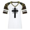 ATC&TRADE; EUROSPUN&REG; RING SPUN BASEBALL LADIES' TEE ATC0822L Thumbnail
