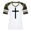 ATC&TRADE; EUROSPUN&REG; RING SPUN BASEBALL LADIES' TEE ATC0822L Thumbnail