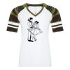 ATC&TRADE; EUROSPUN&REG; RING SPUN BASEBALL LADIES' TEE ATC0822L Thumbnail