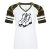 ATC&TRADE; EUROSPUN&REG; RING SPUN BASEBALL LADIES' TEE ATC0822L Thumbnail