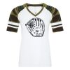 ATC&TRADE; EUROSPUN&REG; RING SPUN BASEBALL LADIES' TEE ATC0822L Thumbnail