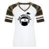 ATC&TRADE; EUROSPUN&REG; RING SPUN BASEBALL LADIES' TEE ATC0822L Thumbnail