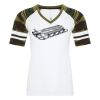 ATC&TRADE; EUROSPUN&REG; RING SPUN BASEBALL LADIES' TEE ATC0822L Thumbnail
