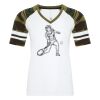 ATC&TRADE; EUROSPUN&REG; RING SPUN BASEBALL LADIES' TEE ATC0822L Thumbnail