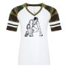 ATC&TRADE; EUROSPUN&REG; RING SPUN BASEBALL LADIES' TEE ATC0822L Thumbnail
