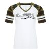 ATC&TRADE; EUROSPUN&REG; RING SPUN BASEBALL LADIES' TEE ATC0822L Thumbnail