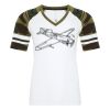 ATC&TRADE; EUROSPUN&REG; RING SPUN BASEBALL LADIES' TEE ATC0822L Thumbnail