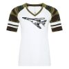 ATC&TRADE; EUROSPUN&REG; RING SPUN BASEBALL LADIES' TEE ATC0822L Thumbnail