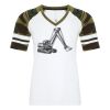 ATC&TRADE; EUROSPUN&REG; RING SPUN BASEBALL LADIES' TEE ATC0822L Thumbnail