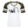 ATC&TRADE; EUROSPUN&REG; RING SPUN BASEBALL LADIES' TEE ATC0822L Thumbnail