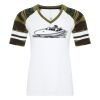 ATC&TRADE; EUROSPUN&REG; RING SPUN BASEBALL LADIES' TEE ATC0822L Thumbnail