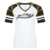 ATC&TRADE; EUROSPUN&REG; RING SPUN BASEBALL LADIES' TEE ATC0822L Thumbnail