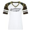 ATC&TRADE; EUROSPUN&REG; RING SPUN BASEBALL LADIES' TEE ATC0822L Thumbnail