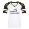 ATC&TRADE; EUROSPUN&REG; RING SPUN BASEBALL LADIES' TEE ATC0822L Thumbnail