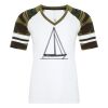 ATC&TRADE; EUROSPUN&REG; RING SPUN BASEBALL LADIES' TEE ATC0822L Thumbnail