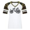 ATC&TRADE; EUROSPUN&REG; RING SPUN BASEBALL LADIES' TEE ATC0822L Thumbnail