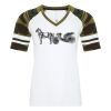 ATC&TRADE; EUROSPUN&REG; RING SPUN BASEBALL LADIES' TEE ATC0822L Thumbnail