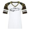 ATC&TRADE; EUROSPUN&REG; RING SPUN BASEBALL LADIES' TEE ATC0822L Thumbnail