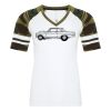 ATC&TRADE; EUROSPUN&REG; RING SPUN BASEBALL LADIES' TEE ATC0822L Thumbnail