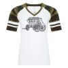 ATC&TRADE; EUROSPUN&REG; RING SPUN BASEBALL LADIES' TEE ATC0822L Thumbnail