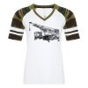 ATC&TRADE; EUROSPUN&REG; RING SPUN BASEBALL LADIES' TEE ATC0822L Thumbnail