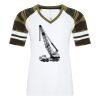 ATC&TRADE; EUROSPUN&REG; RING SPUN BASEBALL LADIES' TEE ATC0822L Thumbnail