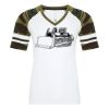 ATC&TRADE; EUROSPUN&REG; RING SPUN BASEBALL LADIES' TEE ATC0822L Thumbnail