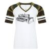 ATC&TRADE; EUROSPUN&REG; RING SPUN BASEBALL LADIES' TEE ATC0822L Thumbnail