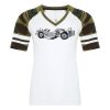 ATC&TRADE; EUROSPUN&REG; RING SPUN BASEBALL LADIES' TEE ATC0822L Thumbnail