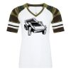 ATC&TRADE; EUROSPUN&REG; RING SPUN BASEBALL LADIES' TEE ATC0822L Thumbnail
