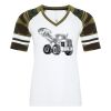 ATC&TRADE; EUROSPUN&REG; RING SPUN BASEBALL LADIES' TEE ATC0822L Thumbnail
