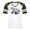 ATC&TRADE; EUROSPUN&REG; RING SPUN BASEBALL LADIES' TEE ATC0822L Thumbnail