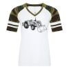 ATC&TRADE; EUROSPUN&REG; RING SPUN BASEBALL LADIES' TEE ATC0822L Thumbnail